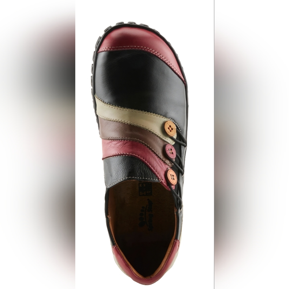 Spring Step Neeta Leather Button MultiColor Leather Slip On Shoes Size EU39US8.5 - Picture 5 of 16